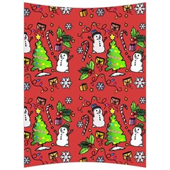 Santa Snowman Gift Holiday Back Support Cushion by Pakjumat