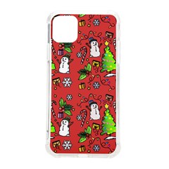 Santa Snowman Gift Holiday Iphone 11 Pro Max 6 5 Inch Tpu Uv Print Case by Pakjumat