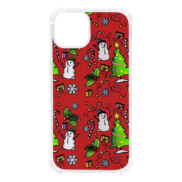 Santa Snowman Gift Holiday iPhone 13 TPU UV Print Case