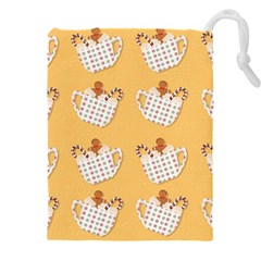 Background Stars Pattern Wallpaper Drawstring Pouch (5xl) by Pakjumat