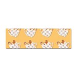 Christmas December Autumn Pattern Sticker Bumper (10 pack) Front