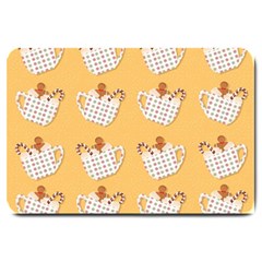 Christmas December Autumn Pattern Large Doormat by Pakjumat