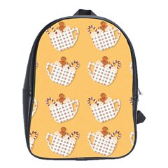 Christmas December Autumn Pattern School Bag (large) by Pakjumat