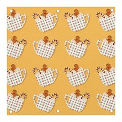 Christmas December Autumn Pattern Banner And Sign 3  X 3  by Pakjumat