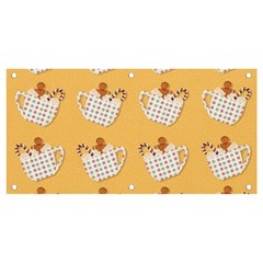 Christmas December Autumn Pattern Banner And Sign 4  X 2  by Pakjumat