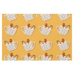 Christmas December Autumn Pattern Banner And Sign 6  X 4  by Pakjumat