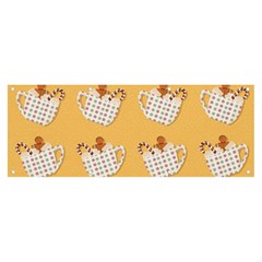 Christmas December Autumn Pattern Banner And Sign 8  X 3  by Pakjumat