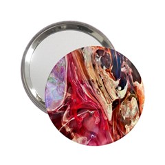 Marbling Blend  2 25  Handbag Mirrors by kaleidomarblingart