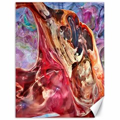 Marbling Blend  Canvas 18  X 24  by kaleidomarblingart