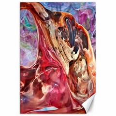 Marbling Blend  Canvas 20  X 30  by kaleidomarblingart