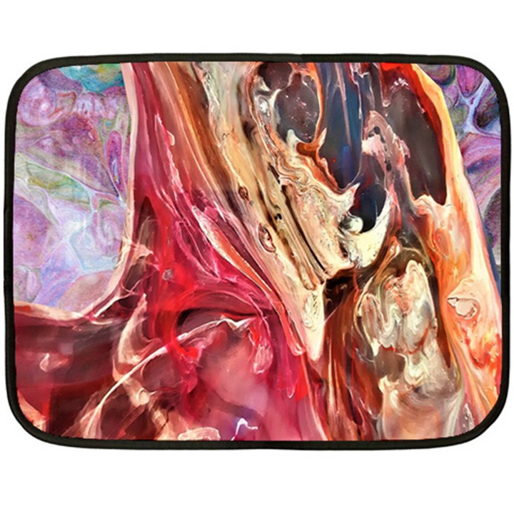 Marbling Blend  Two Sides Fleece Blanket (Mini)