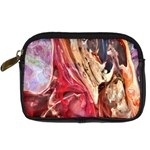 Marbling Blend  Digital Camera Leather Case Front