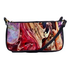 Marbling Blend  Shoulder Clutch Bag by kaleidomarblingart