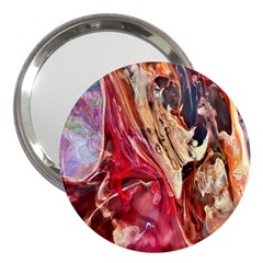 Marbling Blend  3  Handbag Mirrors by kaleidomarblingart