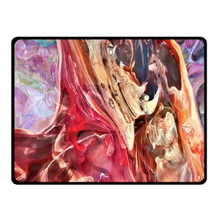 Marbling Blend  Two Sides Fleece Blanket (Small)