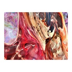 Marbling Blend  Two Sides Premium Plush Fleece Blanket (mini) by kaleidomarblingart