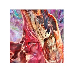 Marbling Blend  Square Satin Scarf (30  X 30 ) by kaleidomarblingart