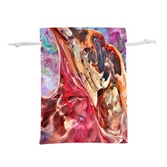 Marbling Blend  Lightweight Drawstring Pouch (s) by kaleidomarblingart