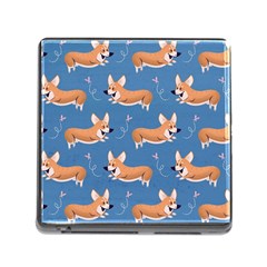 Corgi Patterns Memory Card Reader (square 5 Slot) by Amaryn4rt