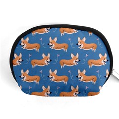 Corgi Patterns Accessory Pouch (medium) by Amaryn4rt