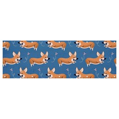 Corgi Patterns Banner And Sign 12  X 4  by Amaryn4rt