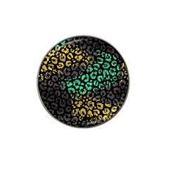 Abstract Geometric Seamless Pattern With Animal Print Hat Clip Ball Marker