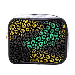 Abstract Geometric Seamless Pattern With Animal Print Mini Toiletries Bag (one Side) by Amaryn4rt