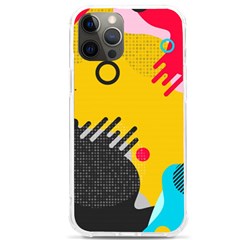 Abstract Colorful Pattern Shape Design Background Iphone 12 Pro Max Tpu Uv Print Case by Amaryn4rt