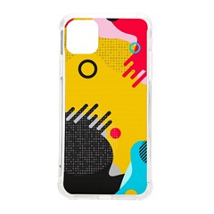 Abstract Colorful Pattern Shape Design Background Iphone 11 Pro Max 6 5 Inch Tpu Uv Print Case by Amaryn4rt