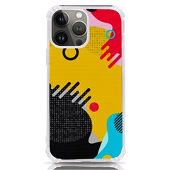 Abstract Colorful Pattern Shape Design Background Iphone 13 Pro Max Tpu Uv Print Case by Amaryn4rt