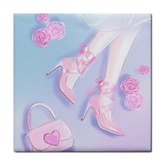 Romantic 11-14 Inch Tile Coaster by SychEva