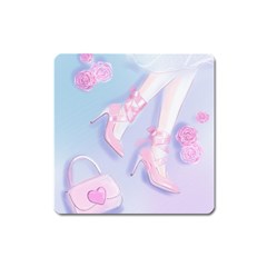 Romantic 11-14 Inch Square Magnet by SychEva