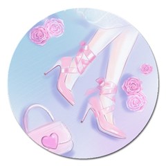 Romantic 11-14 Inch Magnet 5  (round) by SychEva