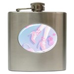 Romantic 11-14 Inch Hip Flask (6 oz) Front