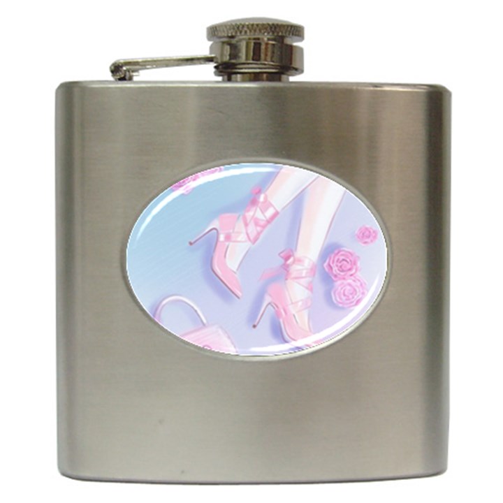 Romantic 11-14 Inch Hip Flask (6 oz)