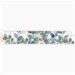 Green and Gold Eucalyptus Leaf Small Bar Mat 24 x4  Bar Mat