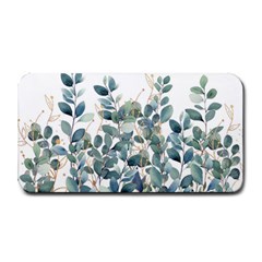 Green And Gold Eucalyptus Leaf Medium Bar Mat by Jack14