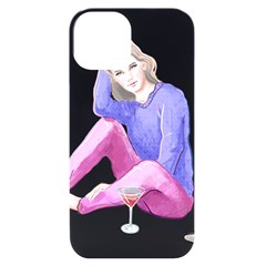 Woman 4 Iphone 14 Black Uv Print Case by SychEva