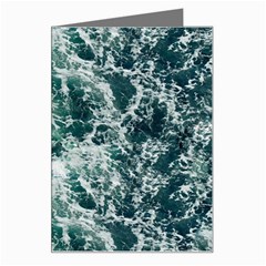 Blue Ocean Waves Greeting Card by Jack14