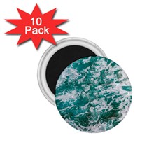 Blue Ocean Waves 2 1 75  Magnets (10 Pack)  by Jack14