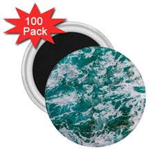 Blue Ocean Waves 2 2 25  Magnets (100 Pack)  by Jack14