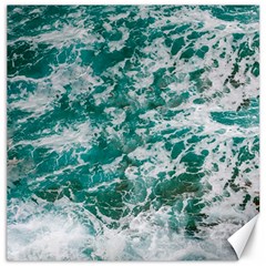 Blue Ocean Waves 2 Canvas 16  X 16  by Jack14