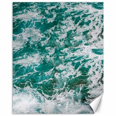 Blue Ocean Waves 2 Canvas 11  X 14  by Jack14