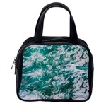 Blue Ocean Waves 2 Classic Handbag (Two Sides) Back