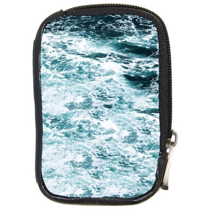 Ocean Wave Compact Camera Leather Case