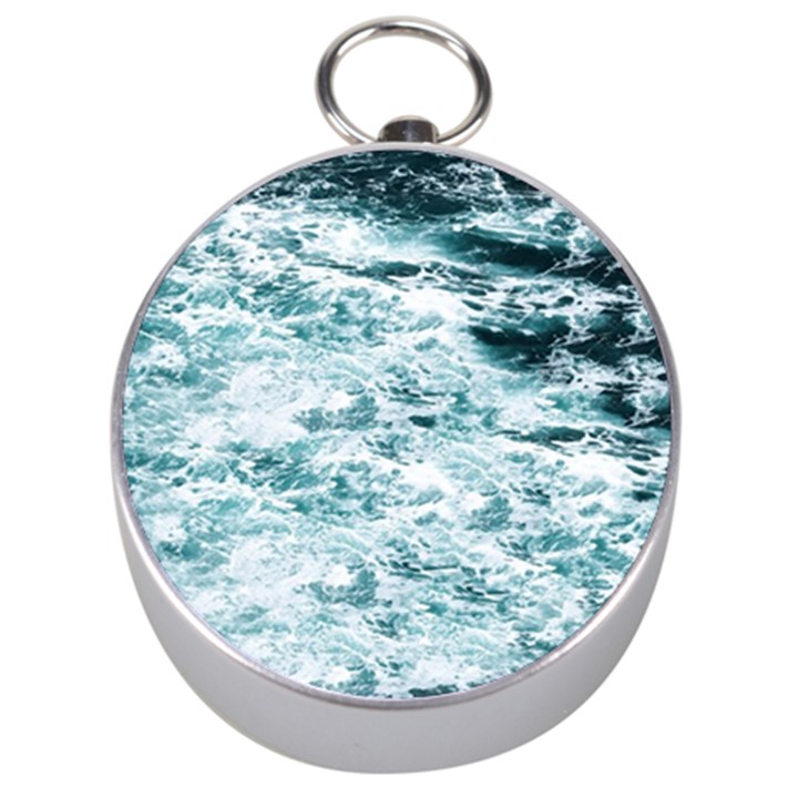 Ocean Wave Silver Compasses