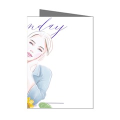 Monday 1 Mini Greeting Cards (pkg Of 8) by SychEva