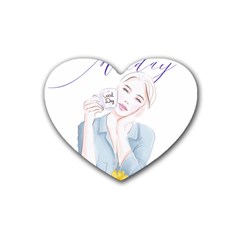 Monday 1 Rubber Coaster (heart) by SychEva