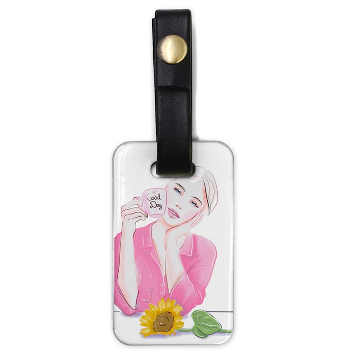 Girl Pink Luggage Tag (one side)