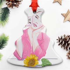 Girl Pink Ornament (christmas Tree) 